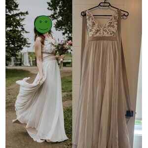 Truvelle Carrall A-line Wedding Dress Size 4